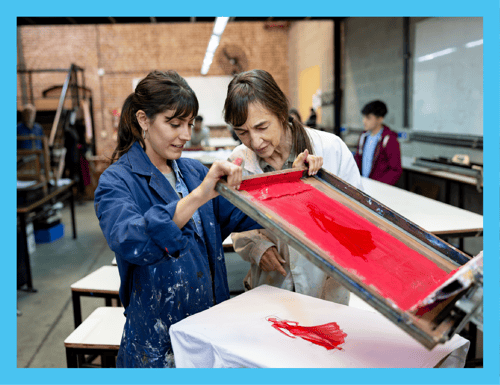 Screen printing on tshirt